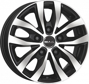 Mak Load 7x17 5x120 ET 60 Dia 65.1 (ice black)