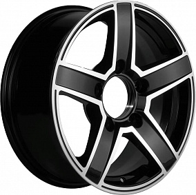 Khomen 1614 6.5x16 5x139.7 ET 35 Dia 98.5 (BFP)