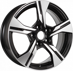 K&K KC1053 6.5x16 5x108 ET 33 Dia 60.1 (алмаз черный)