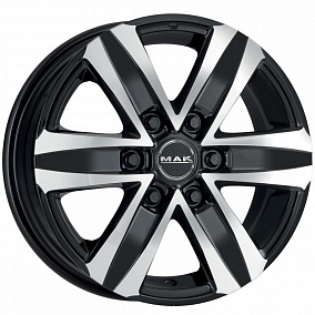 Mak Stone 6 8.5x20 6x139.7 ET 30 Dia 100.1 (gloss black)