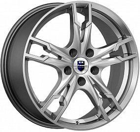 K&K Солар 7x17 4x100 ET 43 Dia 60.1 (дарк платинум)