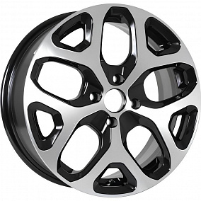 KDW KD1637 6.5x16 4x100 ET 50 Dia 60.1 (silver)