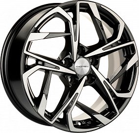 Khomen 1716 7x17 5x112 ET 45 Dia 57.1 (BFP)