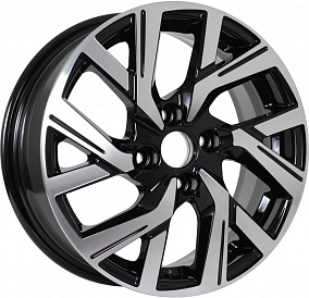K&K KC1030 6x15 4x100 ET 39 Dia 60.1 (алмаз черный)