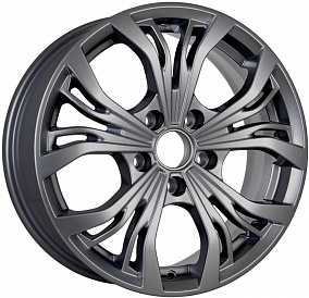 K&K Аламида 7x17 5x100 ET 38 Dia 67.1 (дарк платинум)