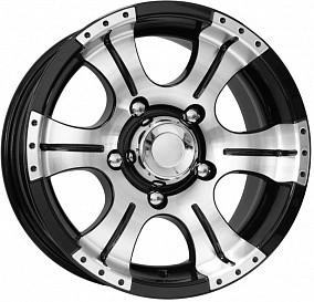 K&K Байконур 7x15 6x139.7 ET -5 Dia 110.1 (алмаз черный)