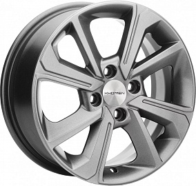 Khomen 1501 6x15 4x100 ET 37 Dia 60.1 (grey)