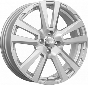K&K KC874 (Vesta Cross) 6.5x17 4x100 ET 43 Dia 60.1 (silver)