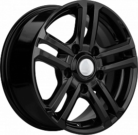 Khomen 1602 6.5x16 5x139.7 ET 40 Dia 98.5 (черный)