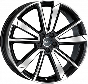 Mak Fivestar 9x21 5x112 ET 45 Dia 66.5 (black mirror)
