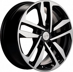 Khomen 1612 6.5x16 5x108 ET 50 Dia 63.4 (BFP)