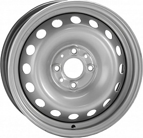 Eurodisk 64C27F 6x15 4x108 ET 27 Dia 65.1 (silver)