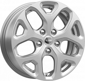 K&K KC869 (Vesta Cross) 6.5x16 4x100 ET 43 Dia 60.1 (silver)