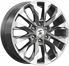 Premium Series KP007 8x20 6x139.7 ET 42 Dia 75.1 (Diamond gloss graphite)
