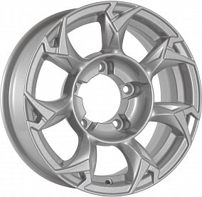 Khomen 1505 5.5x15 5x139.7 ET 5 Dia 108.1 (grey)
