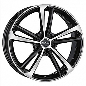 Mak Nurburg 9.5x21 5x112 ET 25 Dia 66.5 (black mirror)