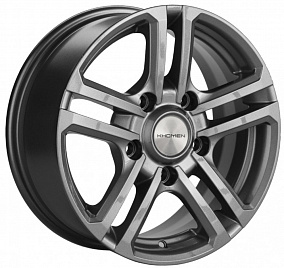 Khomen 1602 6.5x16 5x139.7 ET 35 Dia 98.5 (grey)