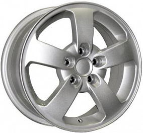 K&K Fabia 6x15 5x100 ET 43 Dia 57.1 (silver)