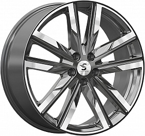 Premium Series КР014 8x20 5x114.3 ET 30 Dia 60.1 (Diamond gloss graphite)