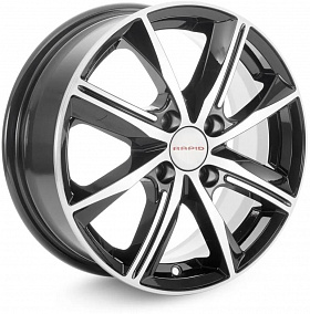 K&K KC890 6x15 4x100 ET 40 Dia 60.1 (алмаз черный)