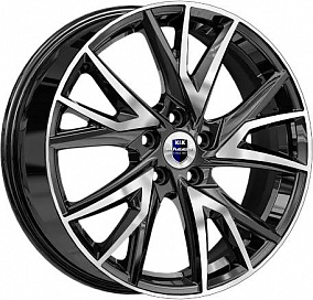 K&K Кайлас 6.5x18 5x108 ET 43 Dia 65.1 (алмаз черный)