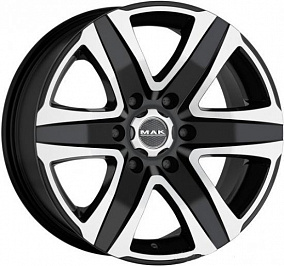 Mak Stone 6 8x18 6x130 ET 53 Dia 84.1 (black mirror)