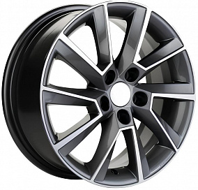 Khomen 1604 6x16 5x100 ET 38 Dia 57.1 (FSFP)