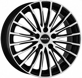 Mak Fatale 7.5x17 5x100 ET 48 Dia 56.1 (ice black)